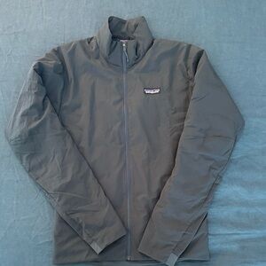 Patagonia thermal airshed running jacket - smoulder blue - men’s size small